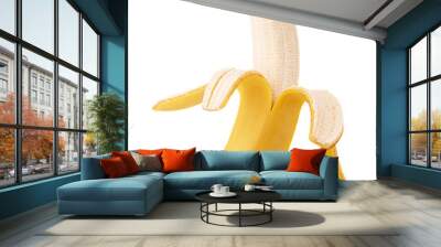 Peeled banana Wall mural