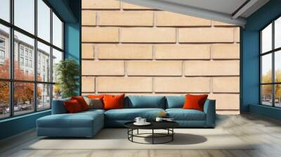 yellow brick wall Wall mural