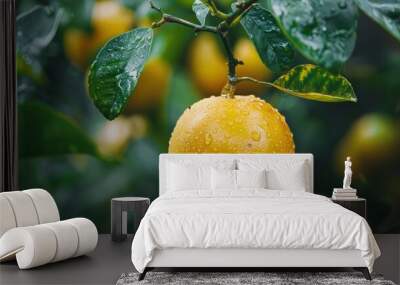 yellow fruit Wall mural