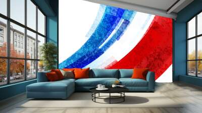 euro 2016 france football championship with france flag colors. vector Wall mural