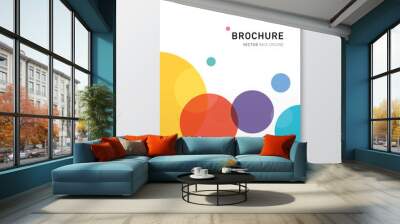 corporate brochure design Wall mural