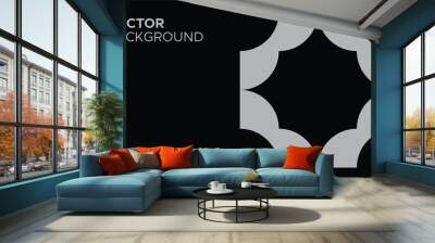 GEOMETRIC SHAPE GRAPHIC VECTOR BACKGROUND  Wall mural