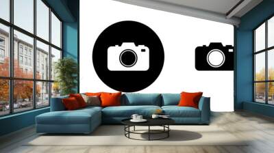 Camera Icons set. Camera symbol. Camera vector icon Wall mural