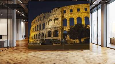 Arènes de Pula en Croatie Wall mural