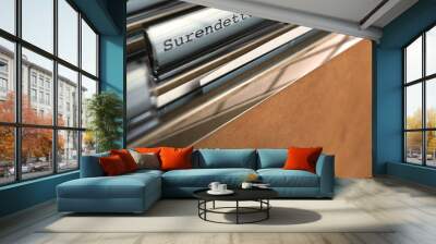 dossier de surendettement - rachat de crédits Wall mural