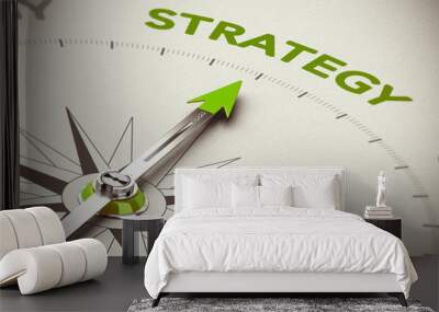 Green Business Strategy Wall mural