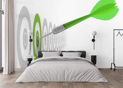 image concept of a good green marketing strategy Wall mural