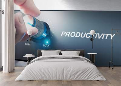 Productivity Management and Improvement Wall mural