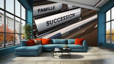 succession, transmission du patrimoine. Wall mural