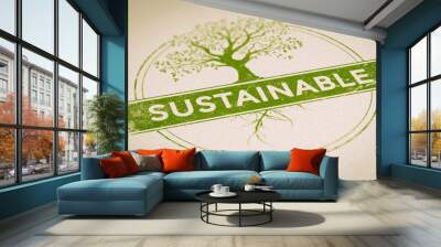 Sustainable Wall mural