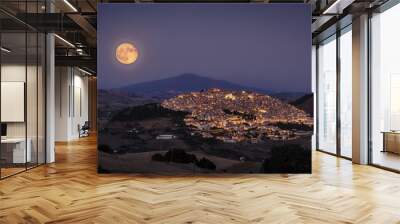 Gangi Old Town, Sicily Wall mural