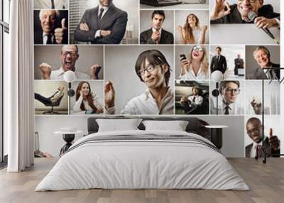 Businessmen Wall mural