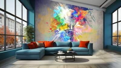 Colourful Light Wall mural