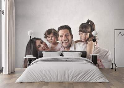 happy family Wall mural