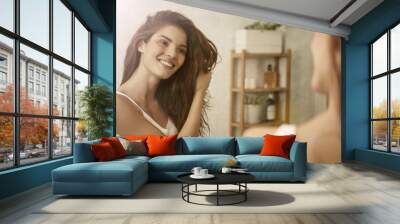 healthy hair Wall mural