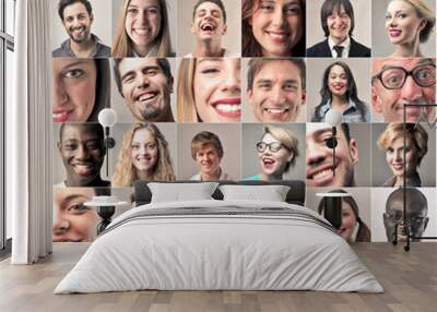 Smiles Wall mural