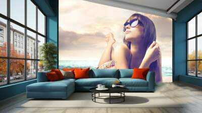 Summer fashion Wall mural