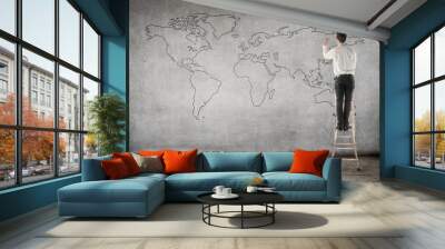 worldwide business Wall mural