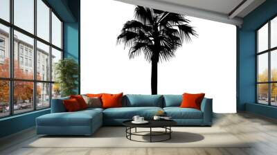 One palm tree Wall mural