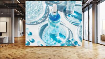 Hyaluronic acid glass ampoule injection or serum moisturizer booster Wall mural