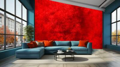 abstract red background or Christmas background with bright cent Wall mural