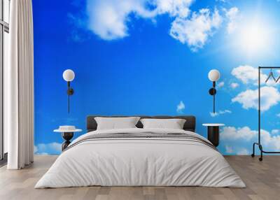 blue sky Wall mural