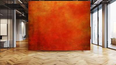 cement orange background Wall mural