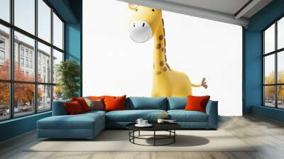 giraffe  illustration Wall mural