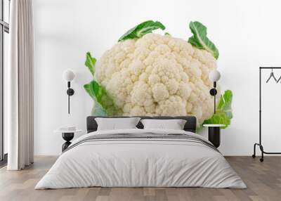 cauliflower isolated on white background Wall mural