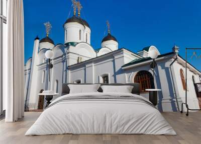 Transfiguration cathedral in Transfiguration monastery in Murom, Russia Wall mural