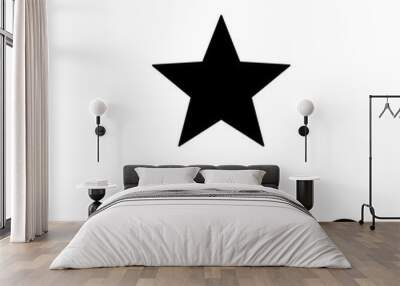 Star icon vector. symbol for web site Computer and mobile vector. Wall mural