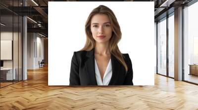 professional confident businesswoman in formal suit, portrait of female manager in business attire Wall mural