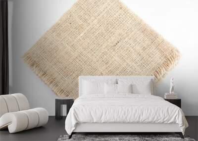 burlap hessian sacking isolated Wall mural