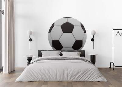 soccer ball isolated Wall mural