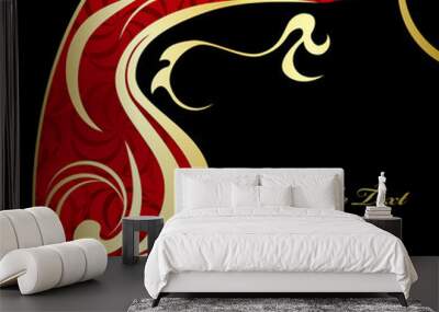 abstract luxury background Wall mural