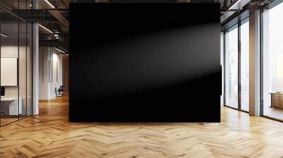 Movie light in the dark, studio spotlight, film production background banner with copy space Wall mural