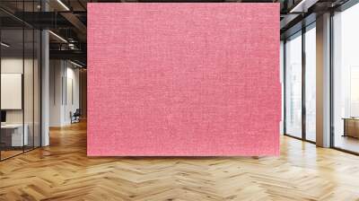 Sotf pink canvas texture, decorative linen fabric background Wall mural