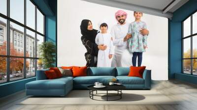 Emirates people in studio Wall mural