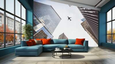 New york city buildings view Wall mural