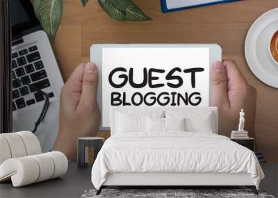 GUEST BLOGGING Wall mural