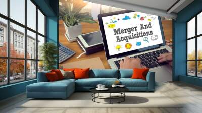 m&a (mergers and acquisitions) Wall mural