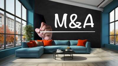 m&a (mergers and acquisitions) Wall mural