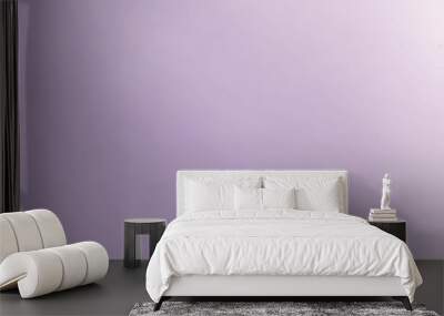 Gradient lilac color background with smooth texture, soft elegant empty space, wallpaper  Wall mural