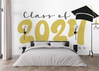 class of 2024 Graduation Quote Wall mural