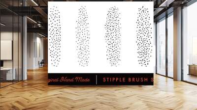 Stipple Brush Set for Texturing and Shadow (Light) Wall mural