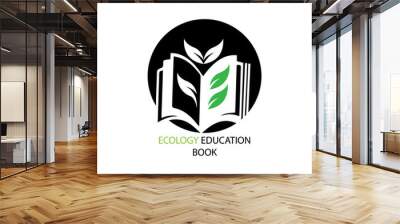 Book Education Logo Template vector illustration design Wall mural