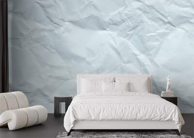 crumpled paper texture background. crush paper so that it becomes creased and wrinkled. Wall mural