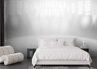 soft gray studio room background, grey floor backdrop with spotlight  Wall mural