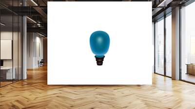 blue bulb Wall mural