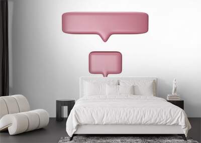 bubble icon Wall mural